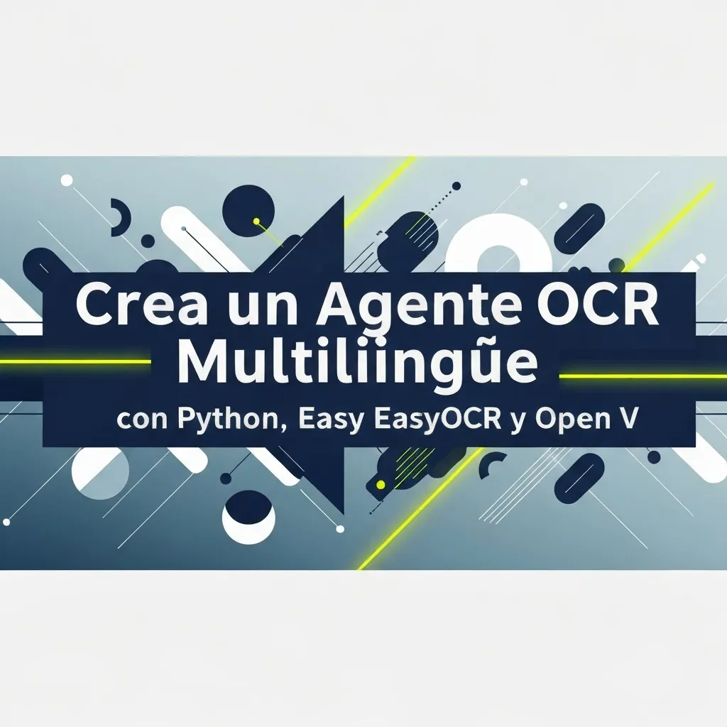 Crea un Agente OCR Multilingüe con Python, EasyOCR y OpenCV