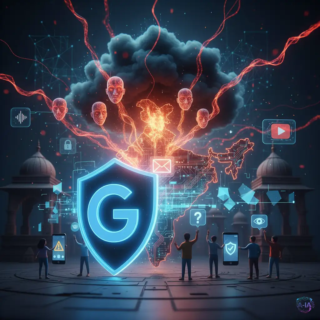 Google intensifica la lucha contra las estafas de IA en India, pero los vacíos de seguridad persisten