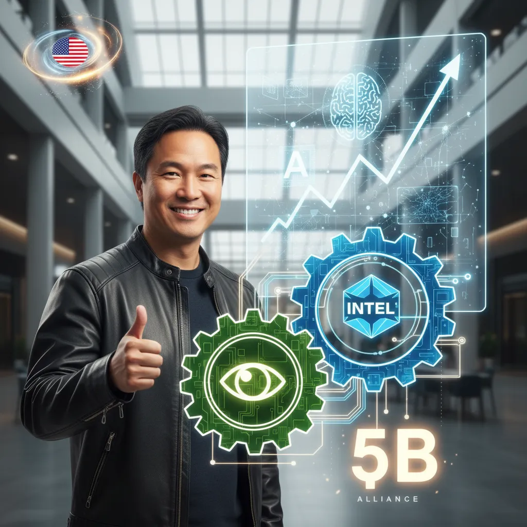Jensen Huang Celebra la "Fantástica" Inversión de NVIDIA en Intel