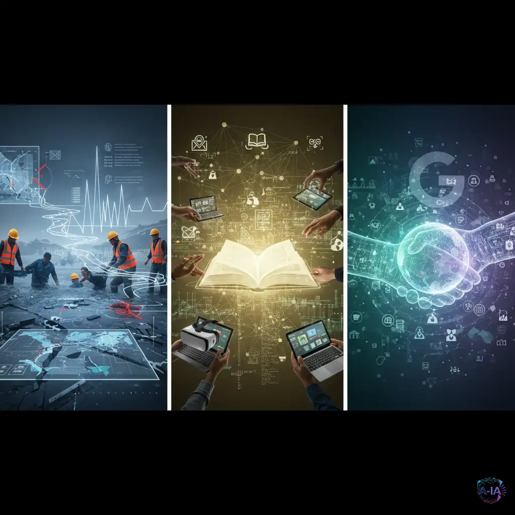 Google Research aplica su IA para enfrentar desafíos globales: Desde la educación hasta la respuesta a desastres