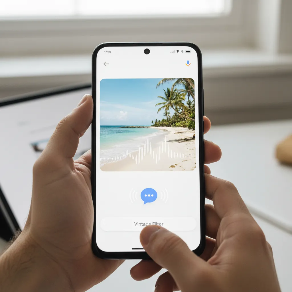 Google Fotos integra IA conversacional para editar imágenes en Android