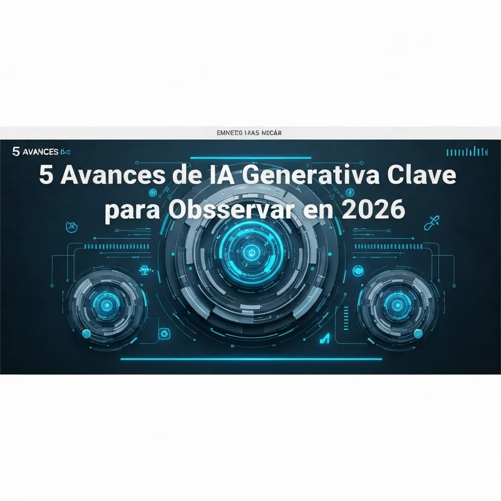 5 Avances de IA Generativa Clave para Observar en 2026