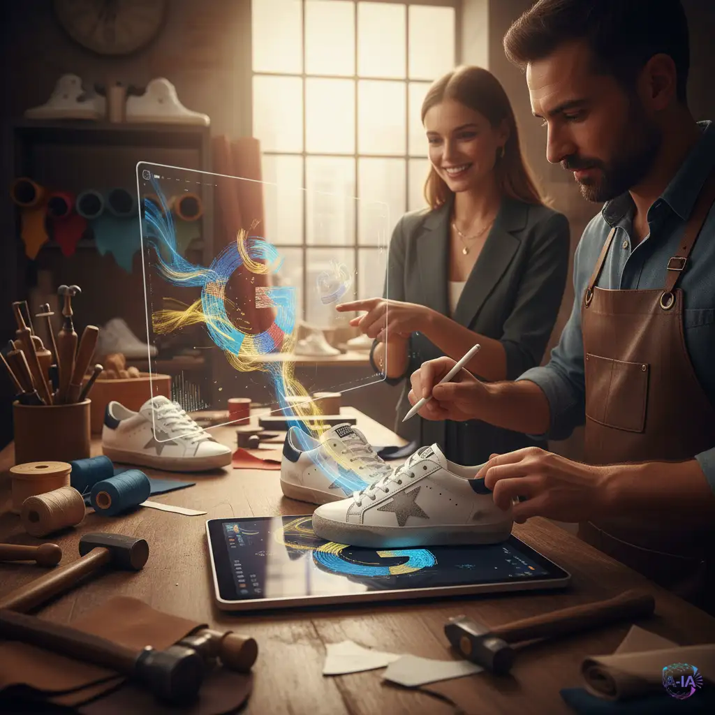 Google y Golden Goose fusionan IA y artesanía para crear zapatillas de lujo ultracustomizadas
