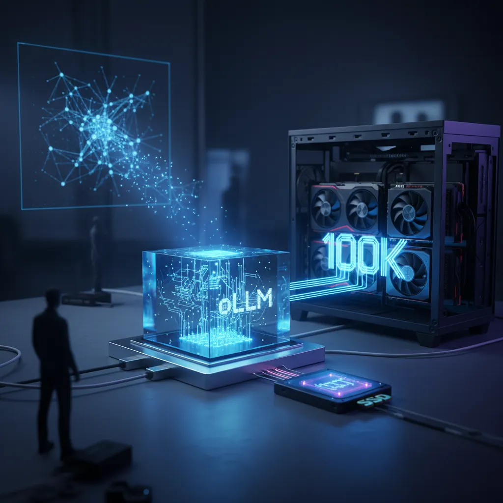 oLLM: Inferencia de Modelos LLM con 100K de Contexto en GPUs de Consumo de 8GB sin Cuantificación