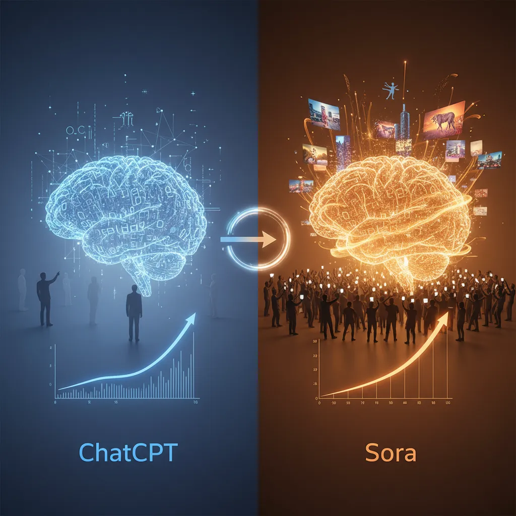 Sora de OpenAI Supera a ChatGPT en Velocidad de Adopción Inicial