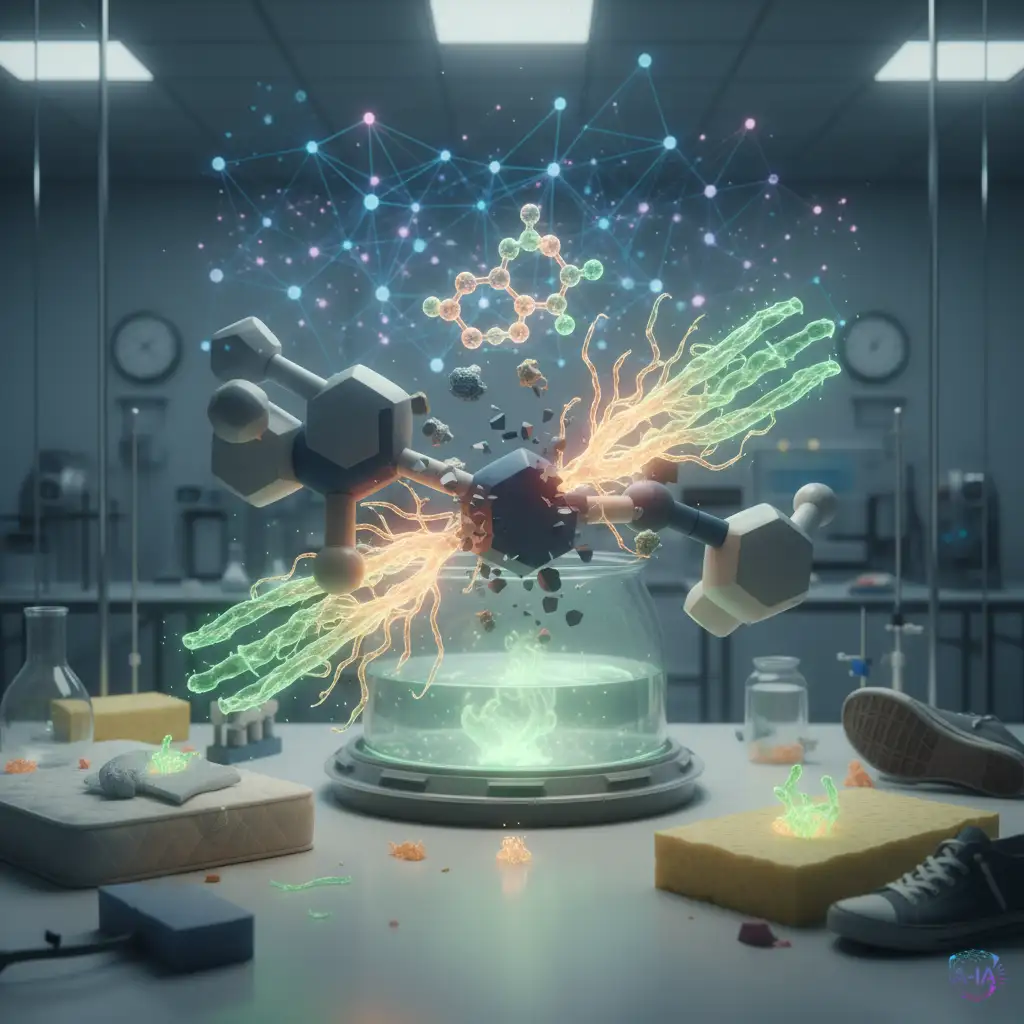 La IA resuelve un gran problema del reciclaje: Descubre una enzima que 'come' el plástico poliuretano