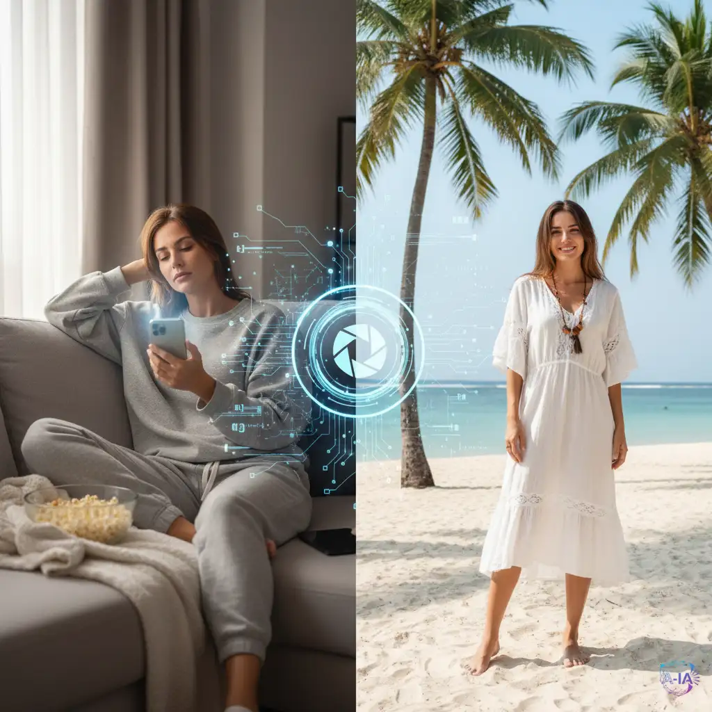 Demasiado cansado para viajar: la nueva app que usa IA para crear tus fotos de vacaciones falsas