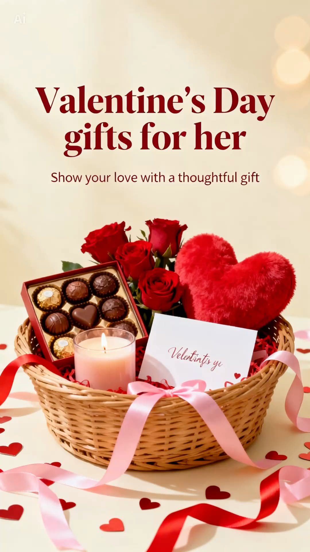 Gift Basket Reveal template