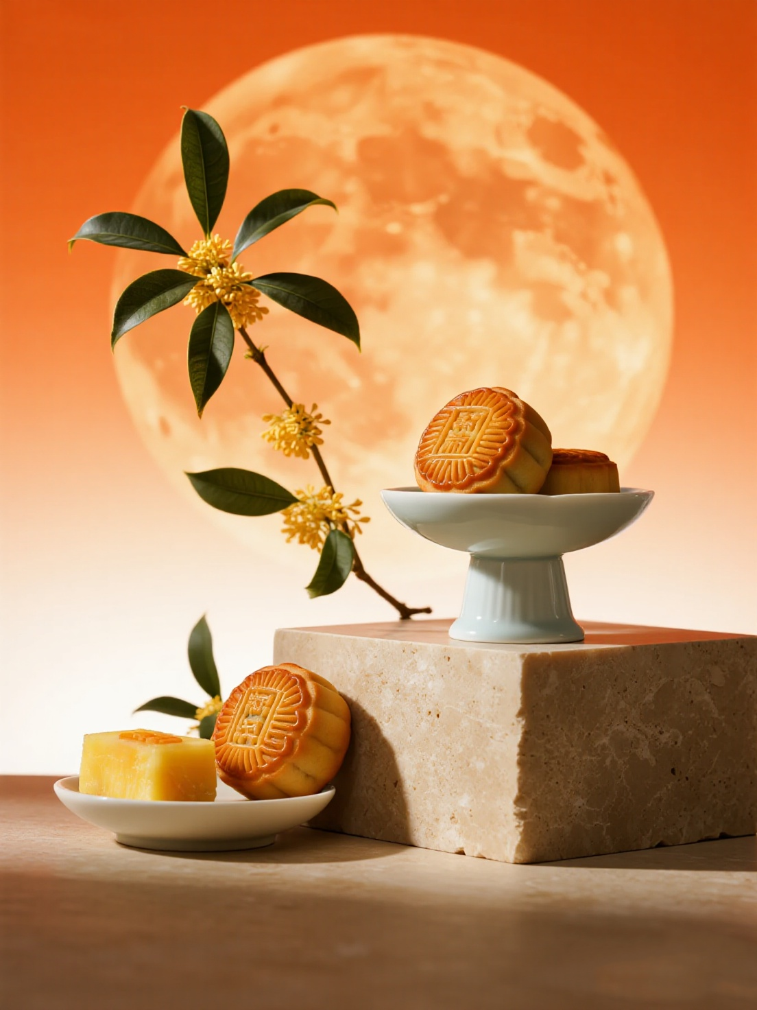 Full Moon Backdrop template