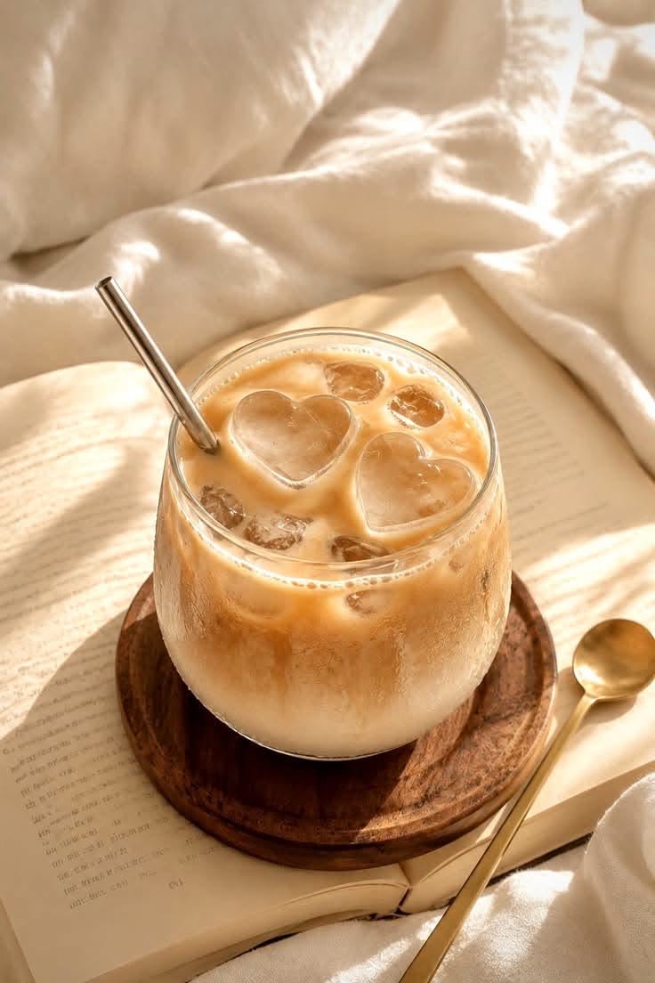 Heart Ice Latte template
