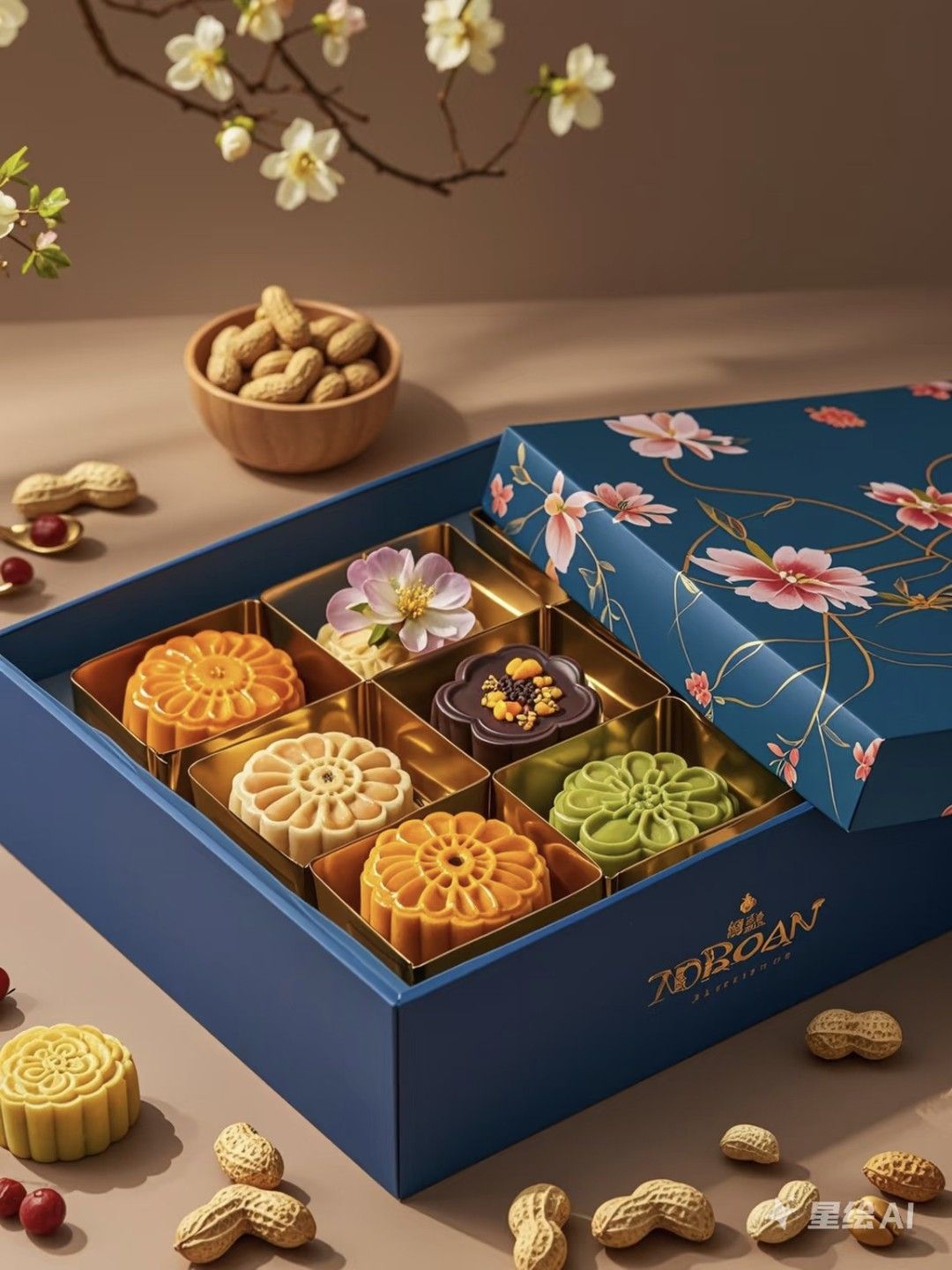 Mooncake Gift Box template