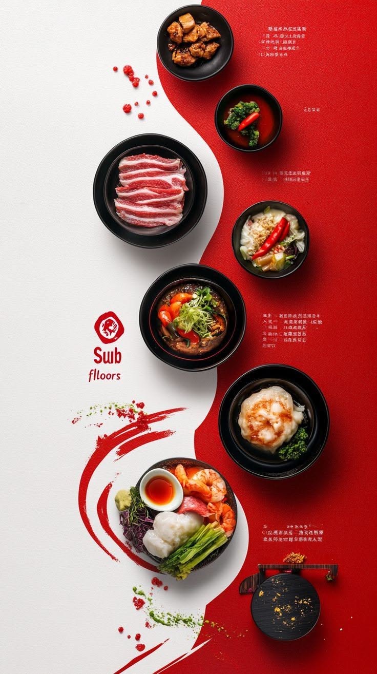Dish Cascade Menu template