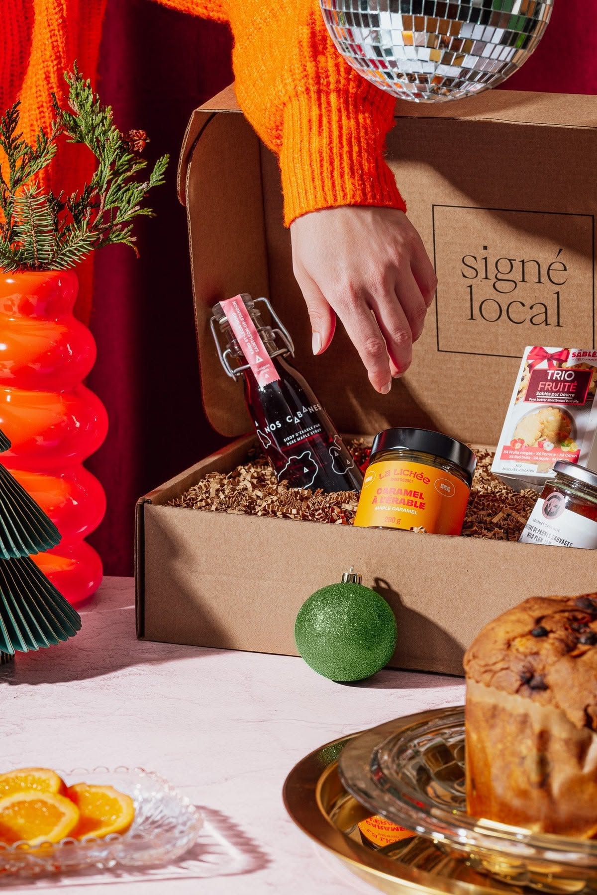 Festive Gift Box template