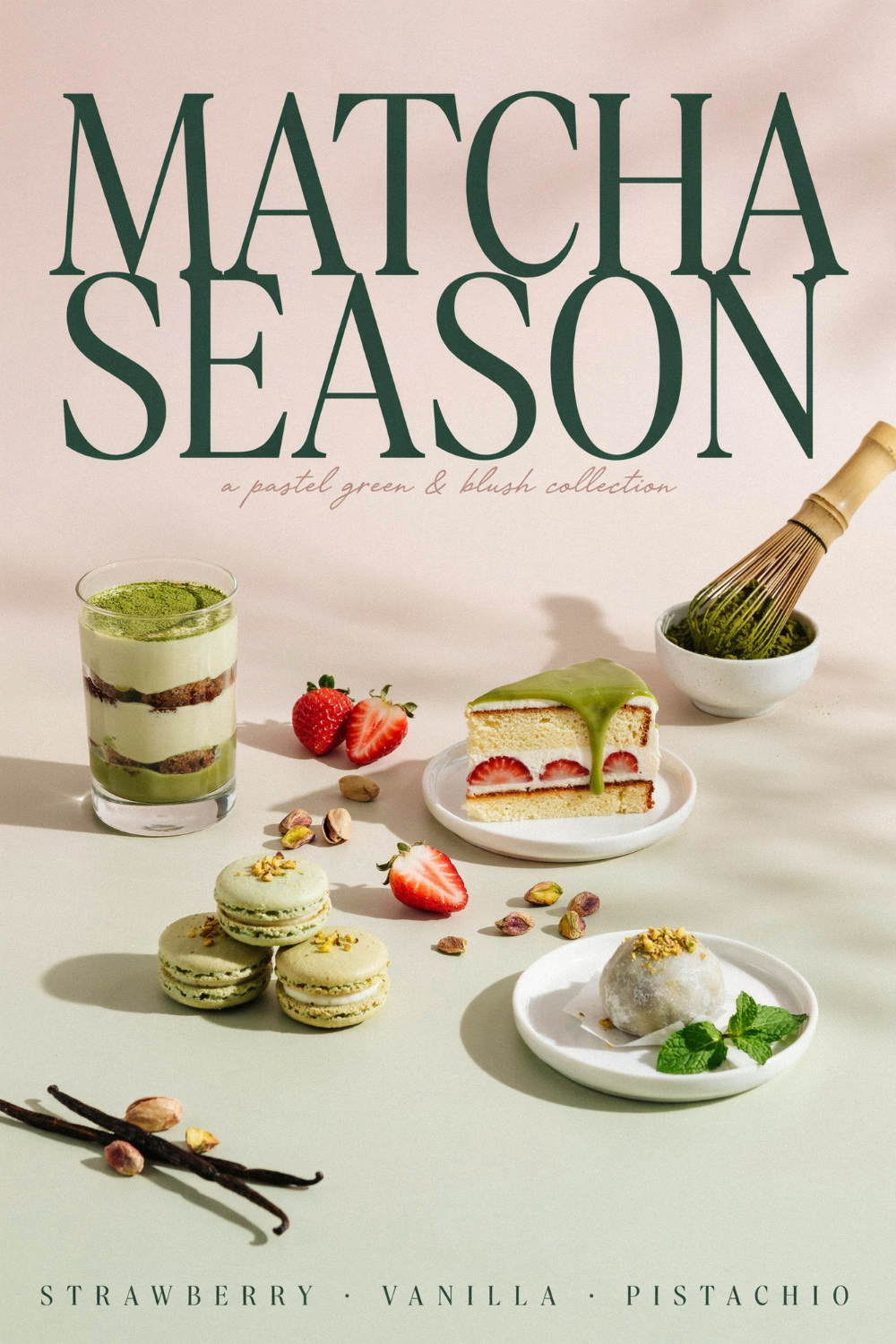 Dessert Spread Flatlay template