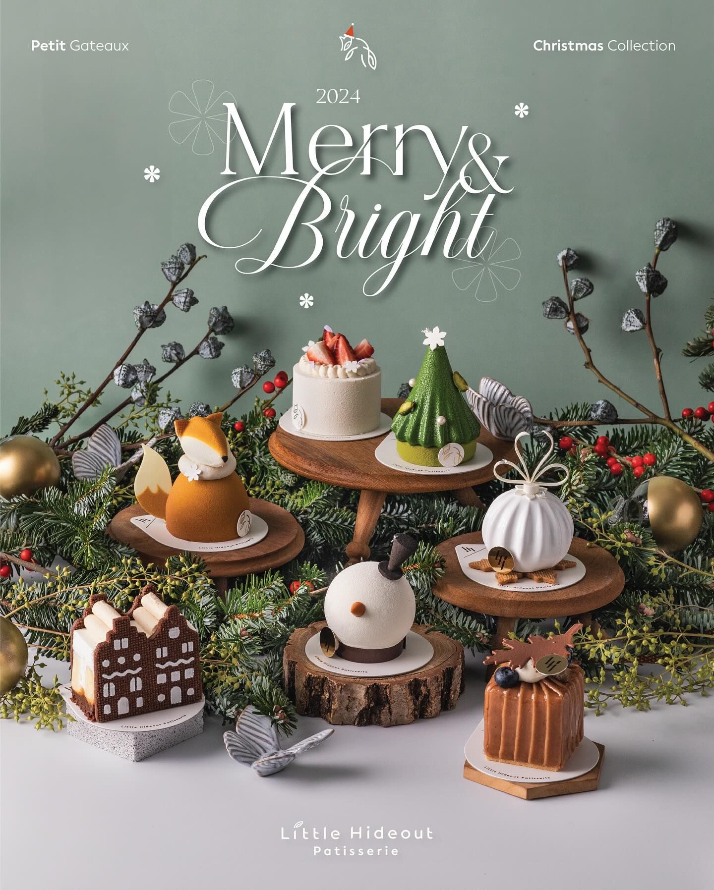 Festive Cake Display template
