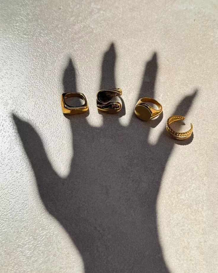 Hand Shadow Rings template