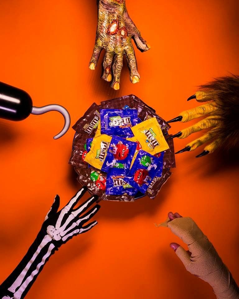 Monster Hands Reach template