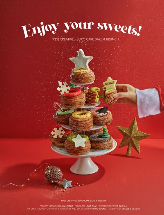 Festive Tiered Tower template