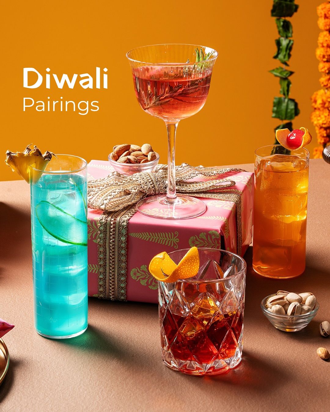 Festive Cocktail Spread template