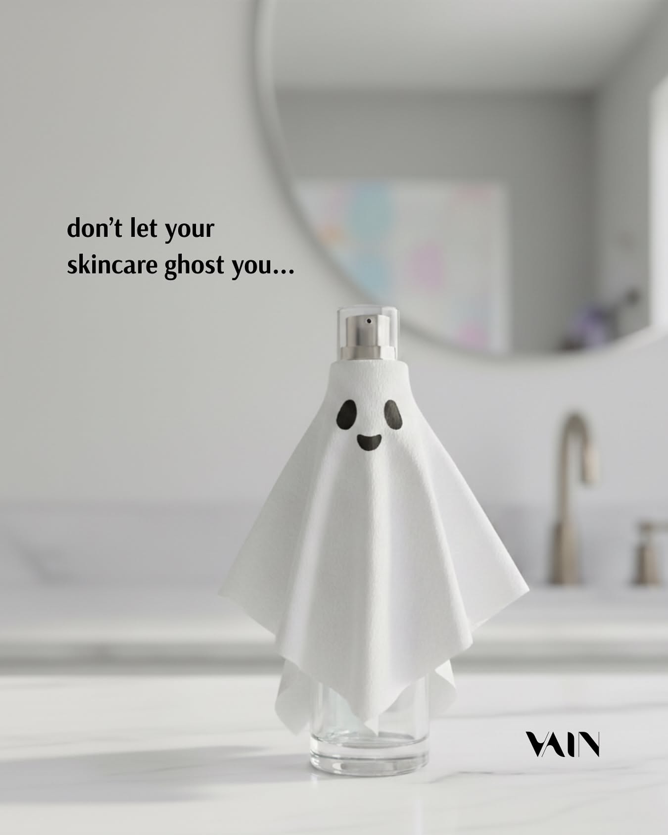 Bottle Ghost Costume template