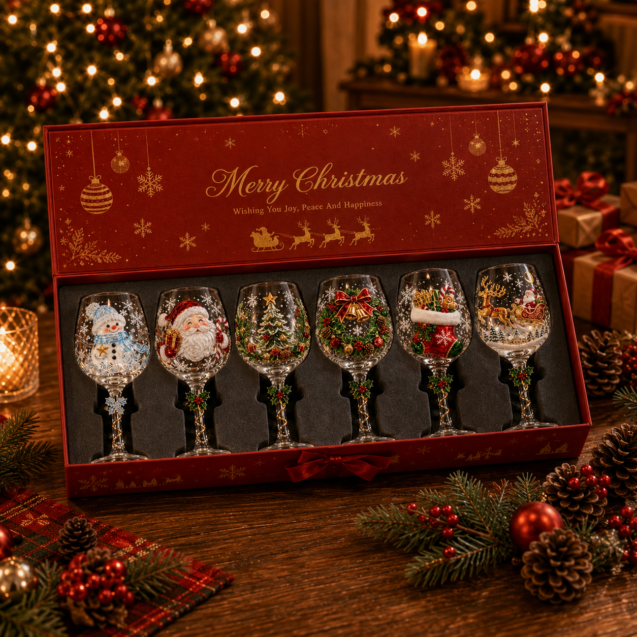Festive Glass Lineup template