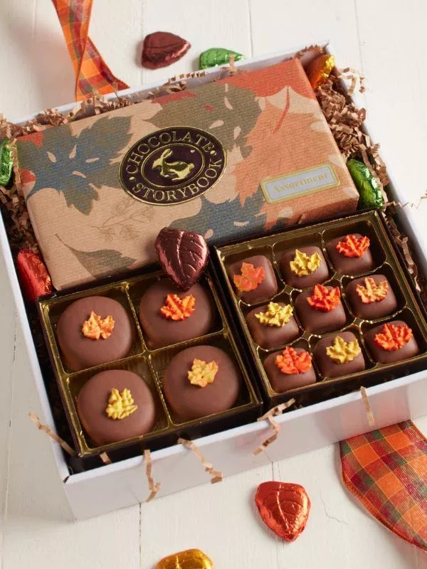 Autumn Gift Box template