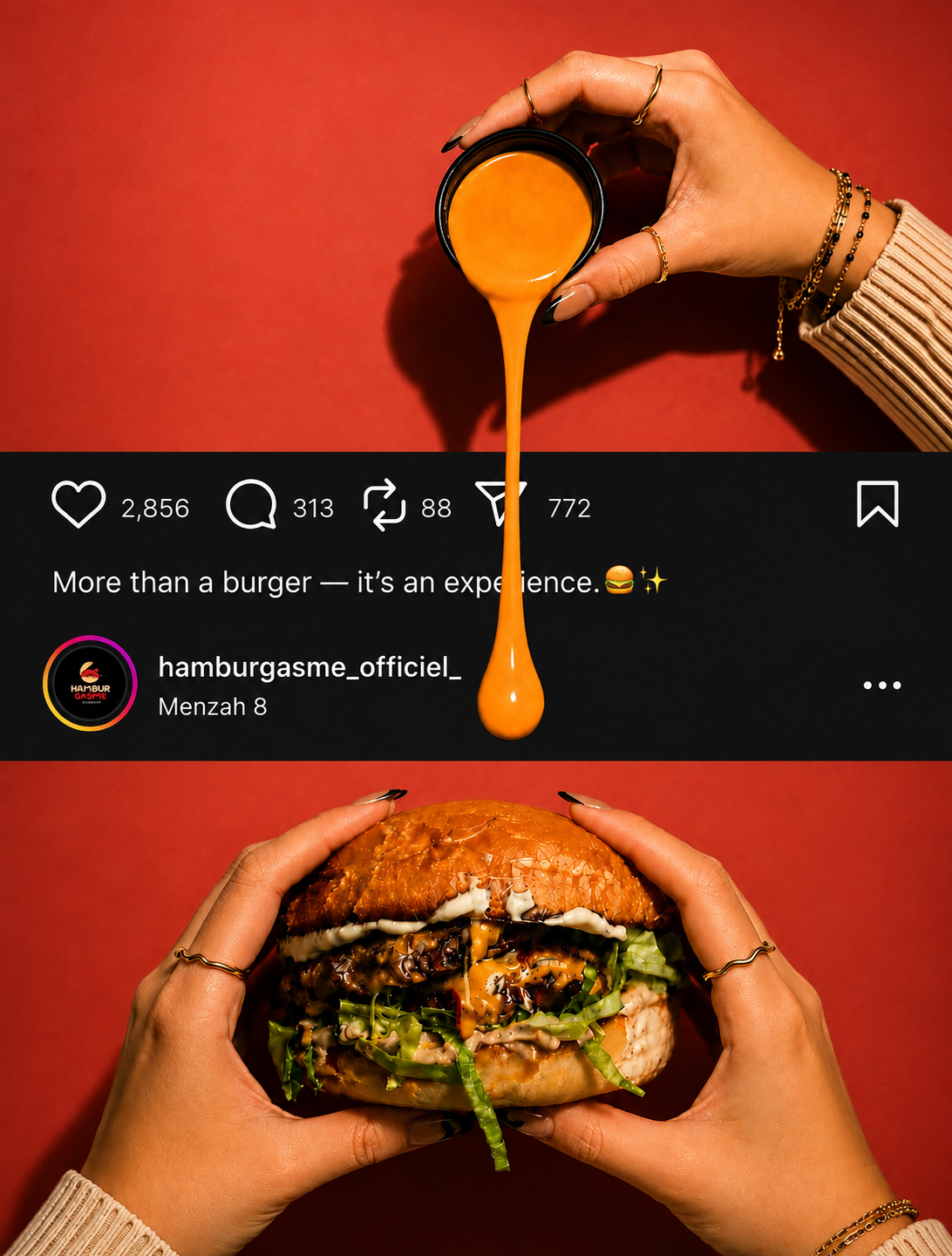 Sauce Drip Split template