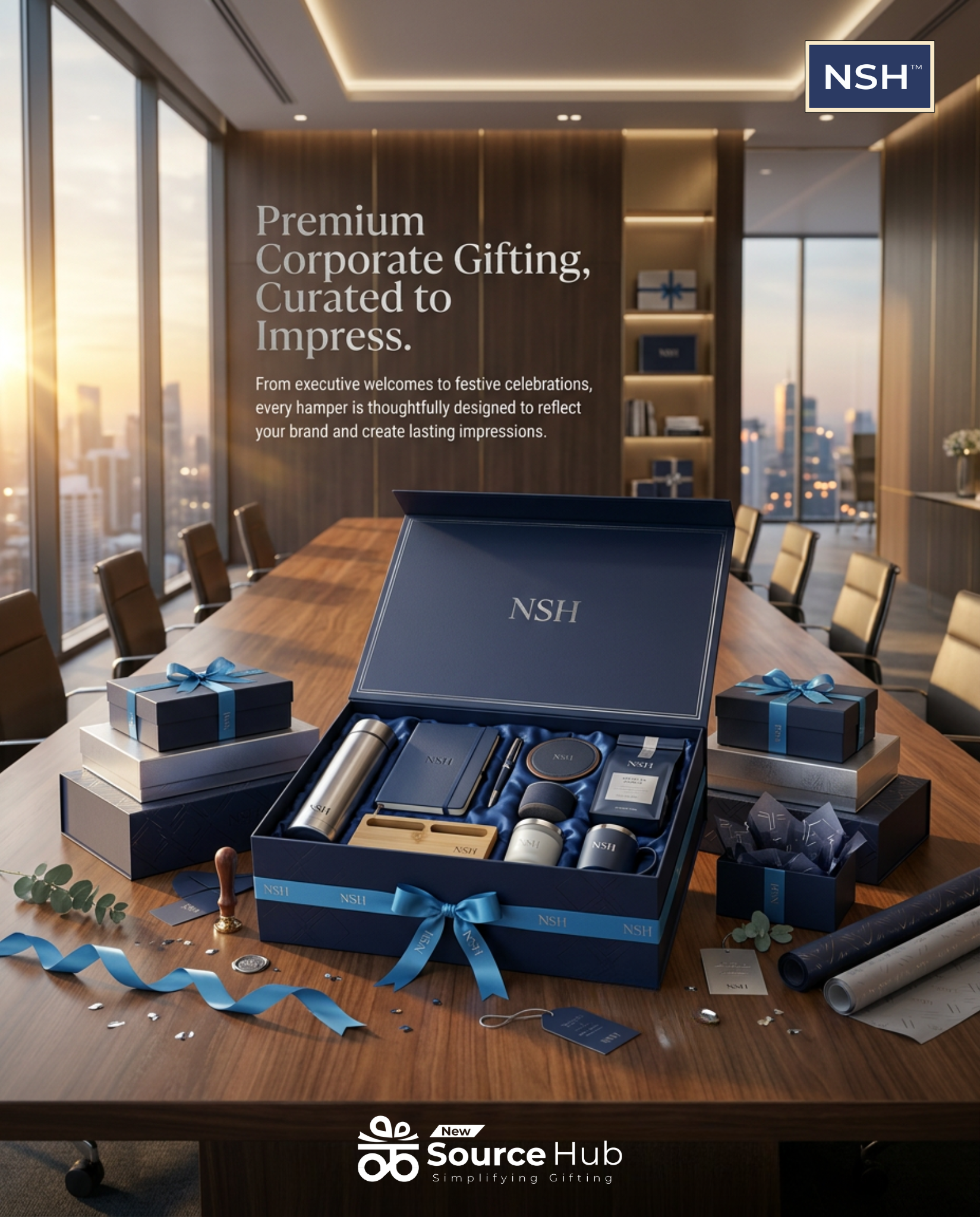 Boardroom Gift Box template