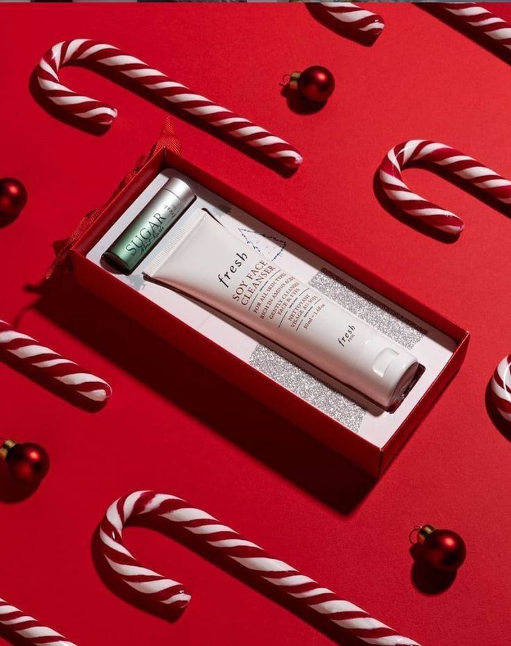 Candy Cane Flatlay template