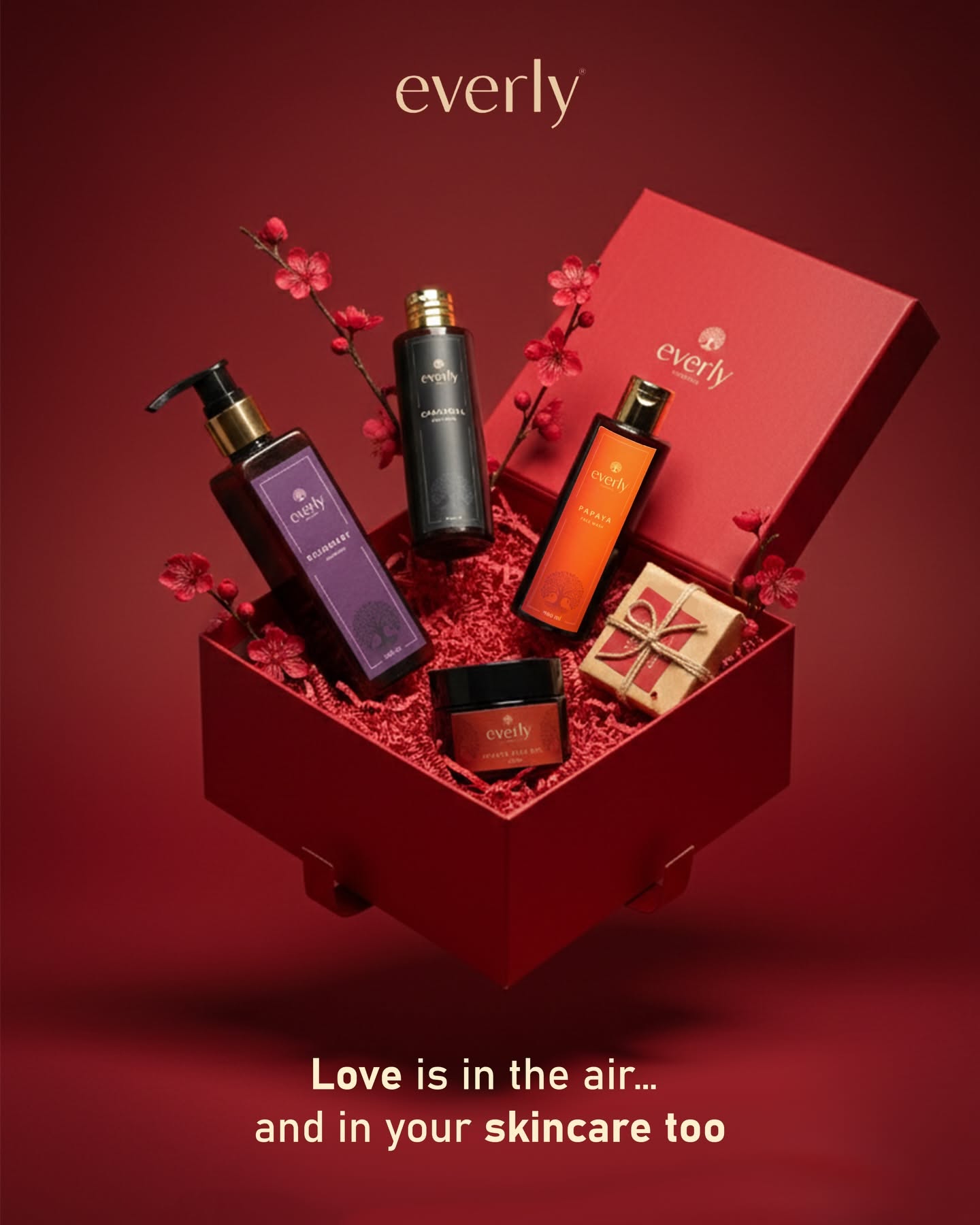 Blooming Gift Box template