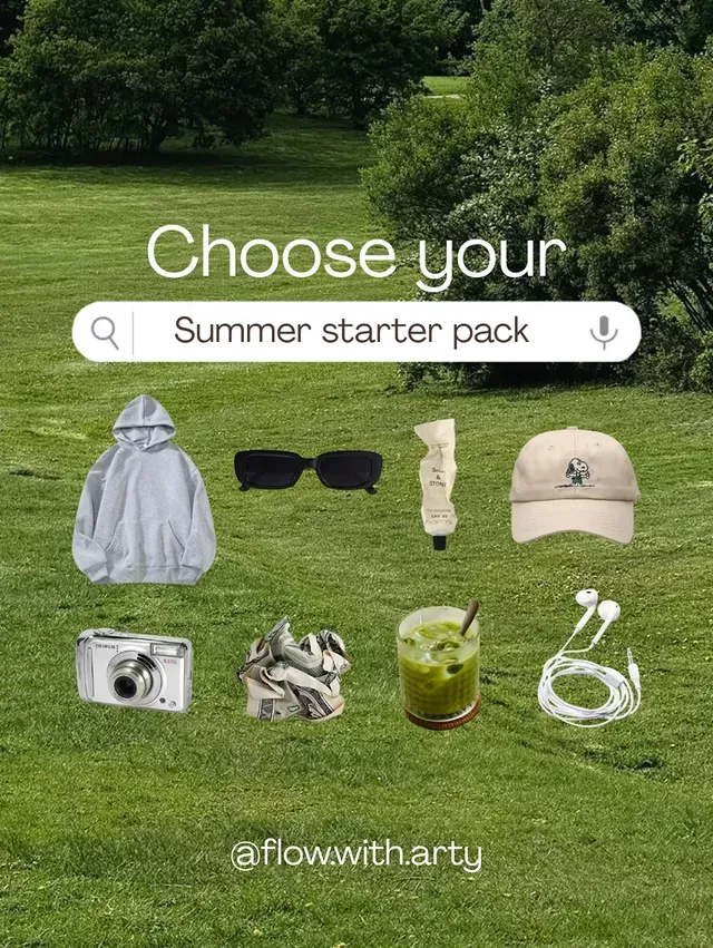 Aesthetic summer template