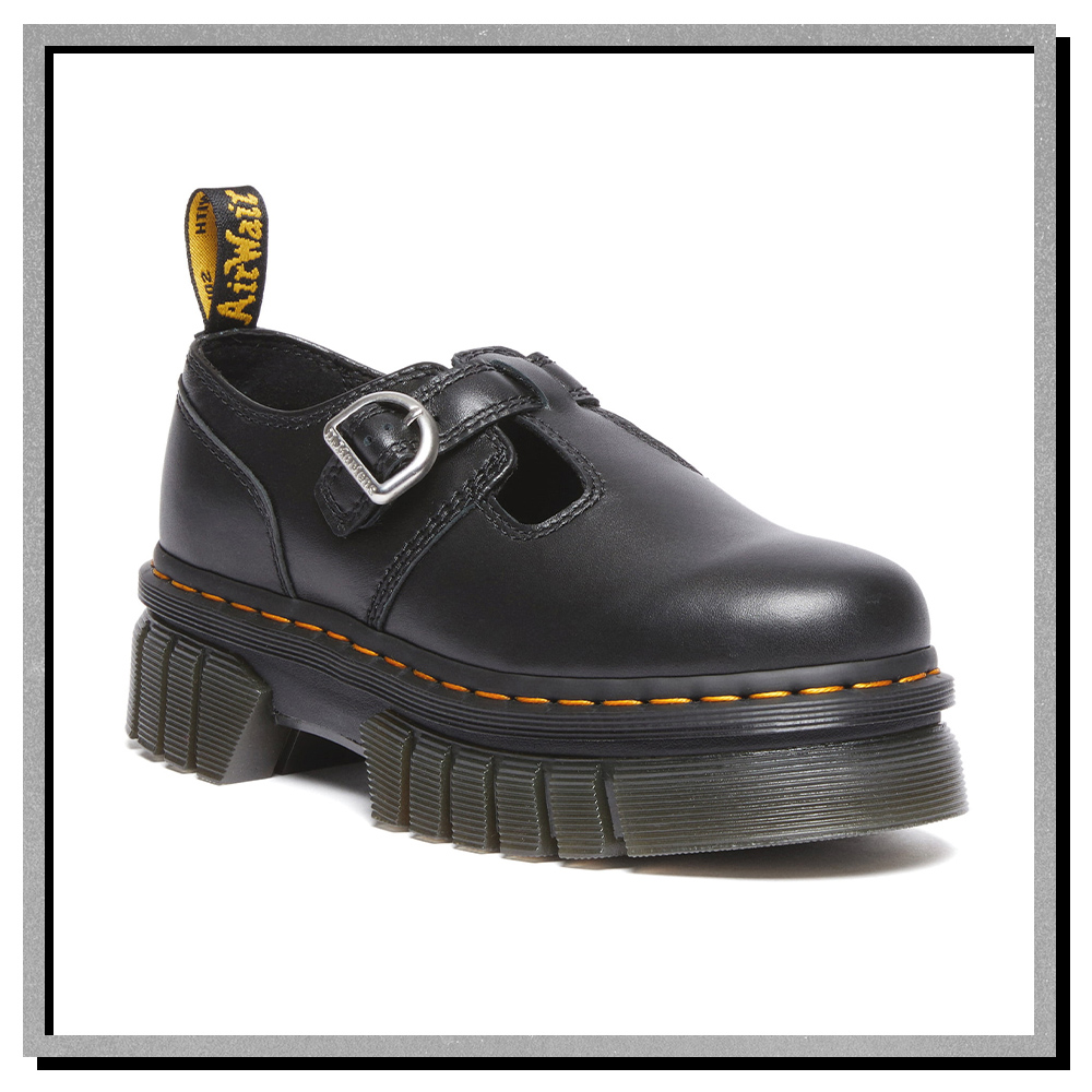 【Dr.Martens】 T-BAR厚底瑪莉珍鞋-UK 5