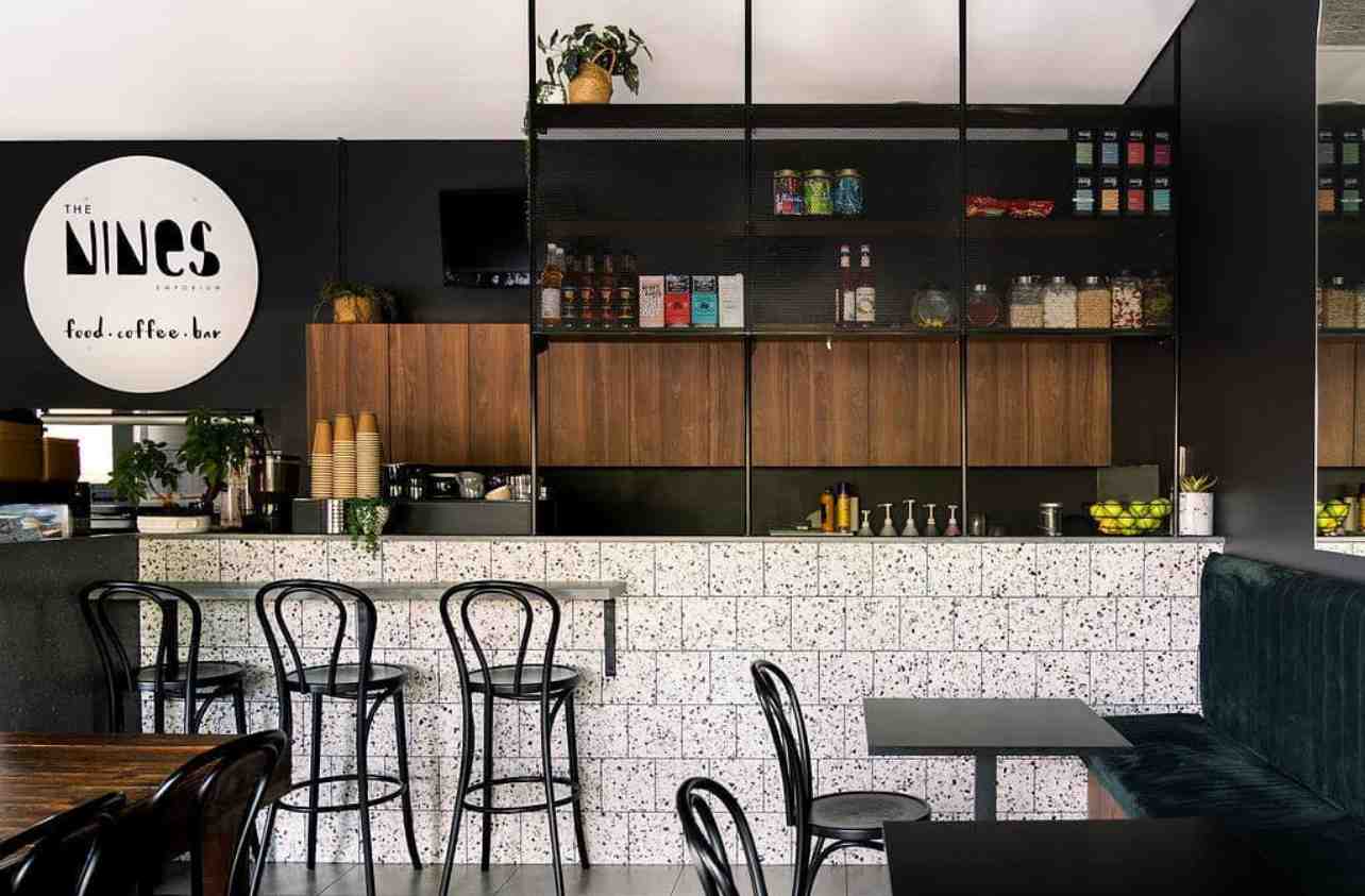 The Nines' cafe exterior showing the entrance - Brunch with family in Maroochydore