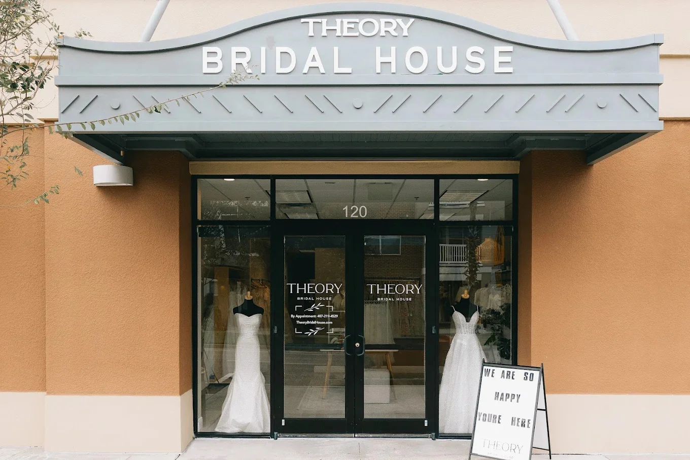 Theory Bridal House luxury bridal boutique exterior Theory Bridal House luxury bridal boutique exterior