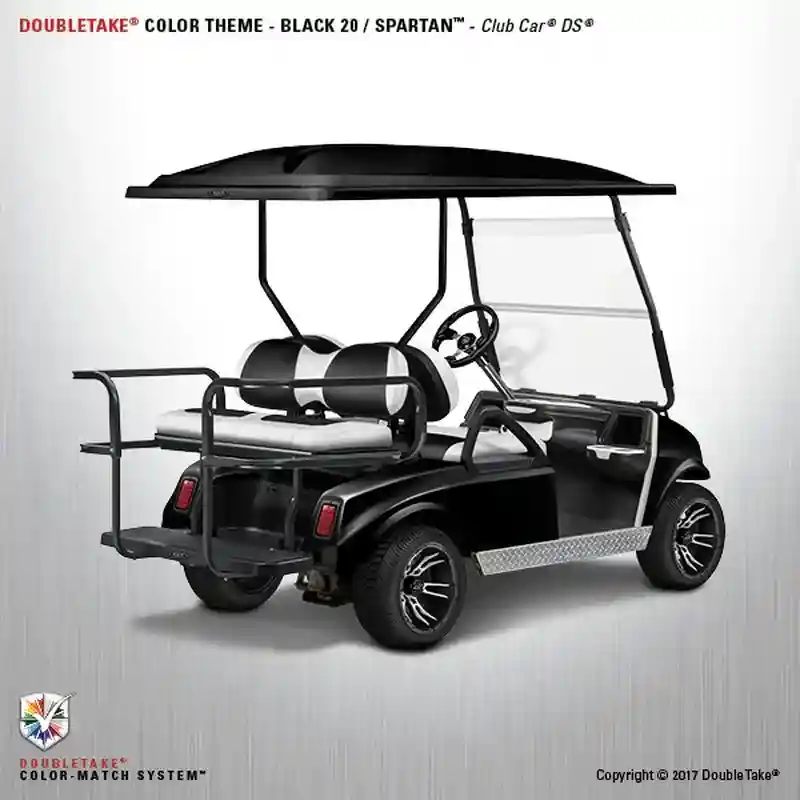 DoubleTake Spartan Body Kit on a golf cart - Double Take Golf Cart Parts
