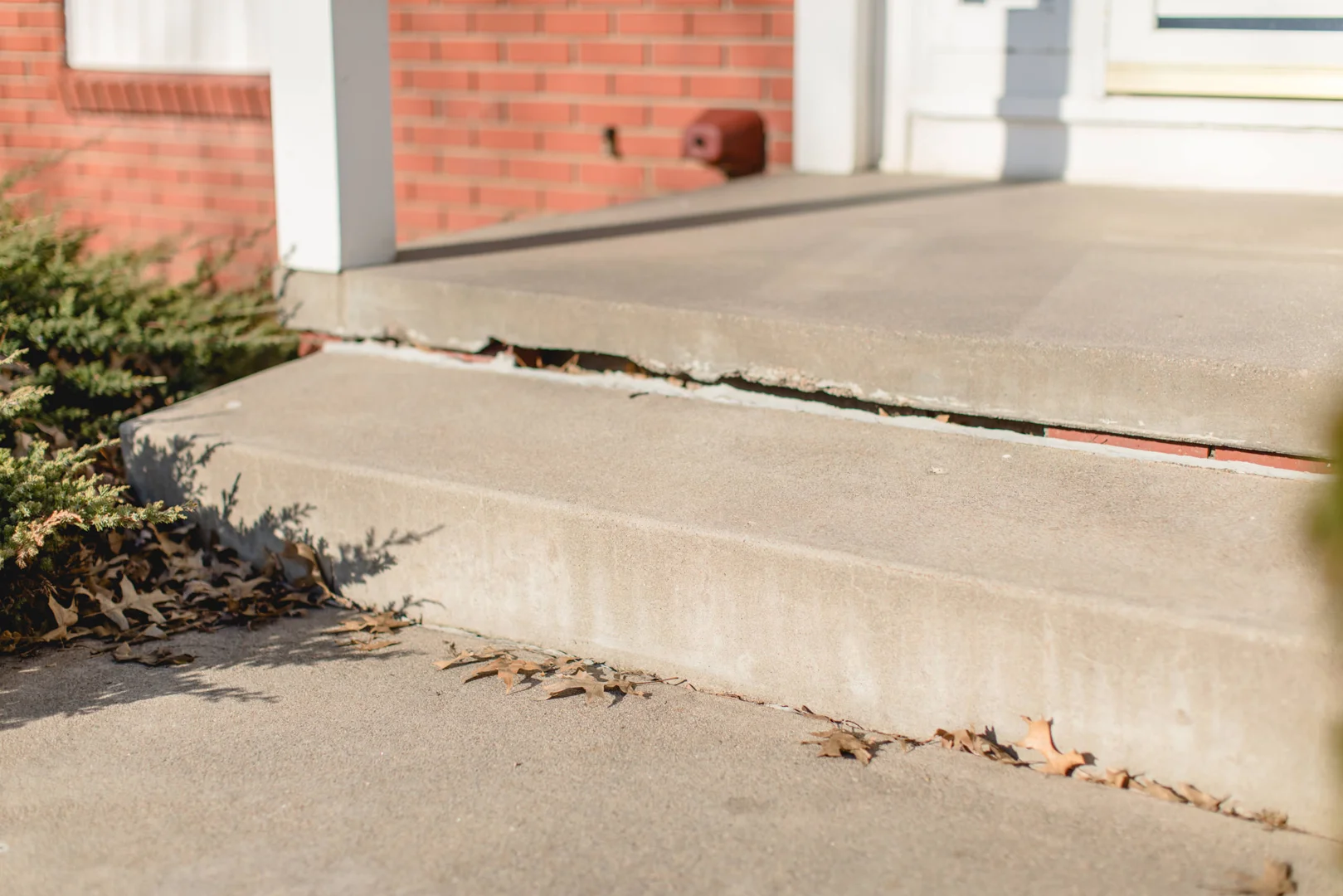 cracked and sinking porch steps needing structural assessment cracked and sinking porch steps needing structural assessment