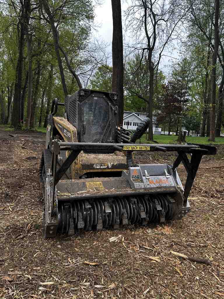 forestry mulching machine turning trees into mulch on-site - cost to clear land for house forestry mulching machine turning trees into mulch on-site - cost to clear land for house
