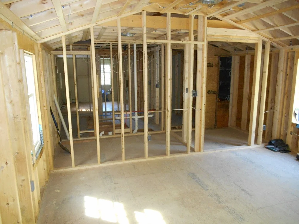 Sunroom construction framing Sunroom construction framing