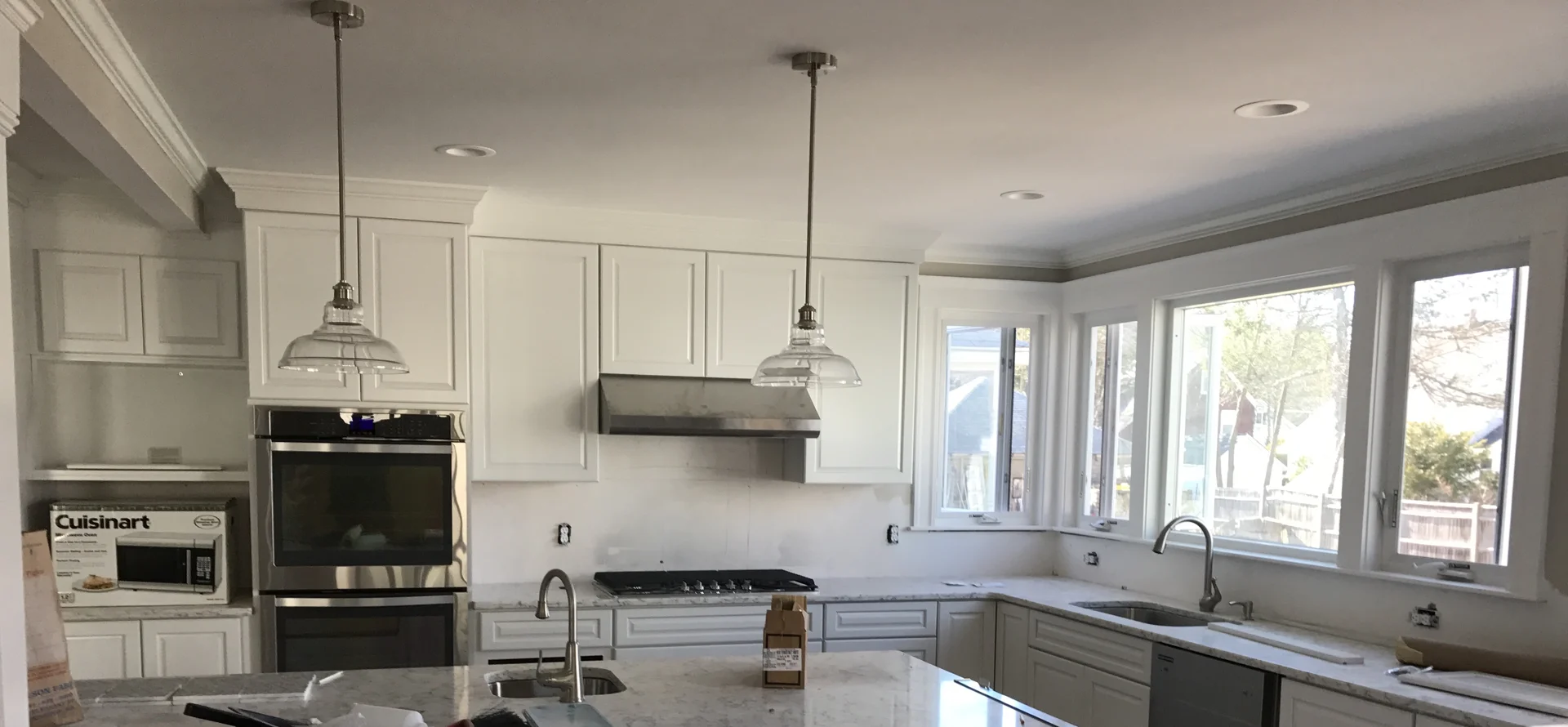 gourmet luxury kitchen with oversized island
