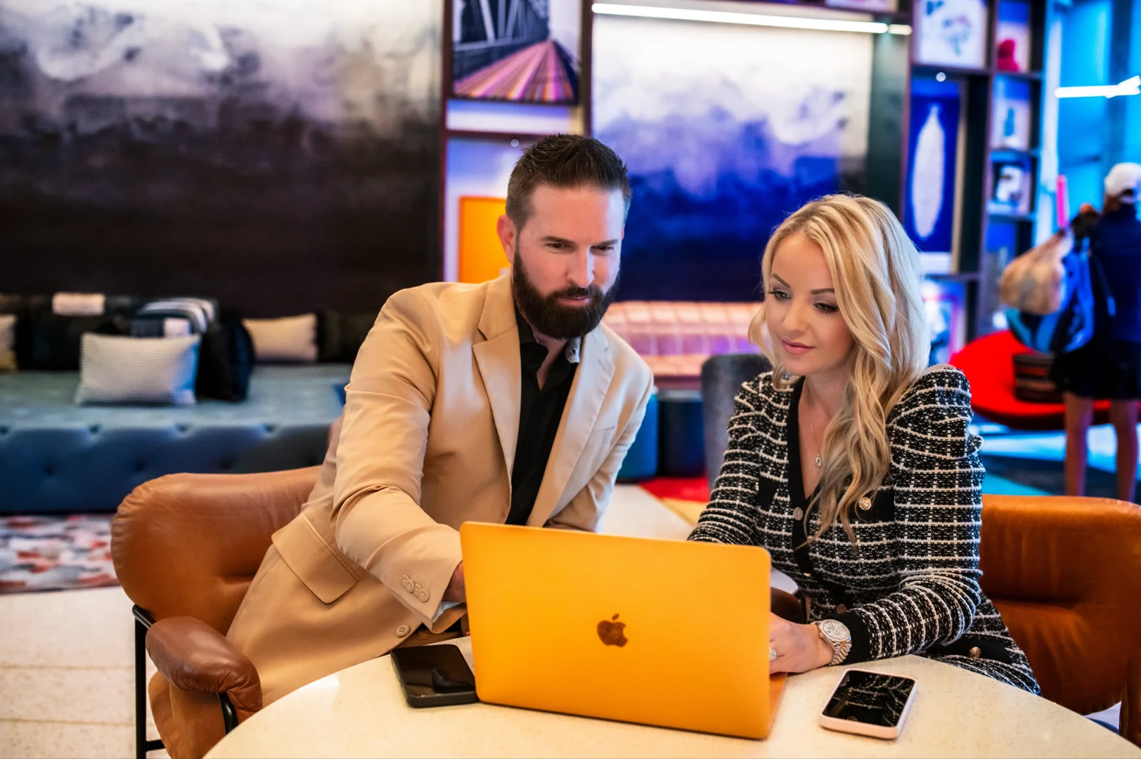 Professional real estate advisor holding a strategic planning consultation with clients
