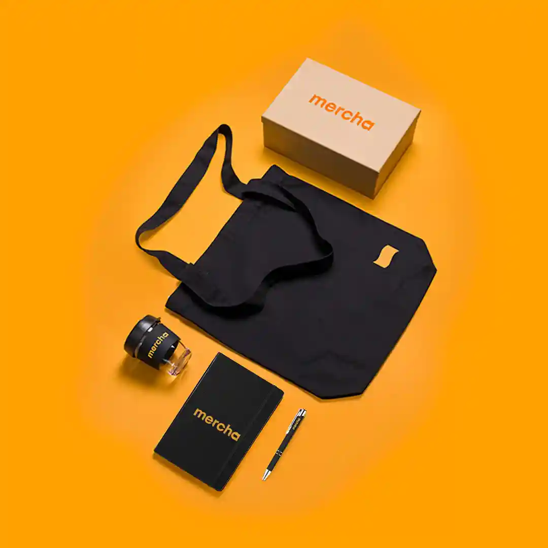 The 'Welcome Aboard' Custom Merch Pack - custom client gift boxes The 'Welcome Aboard' Custom Merch Pack - custom client gift boxes