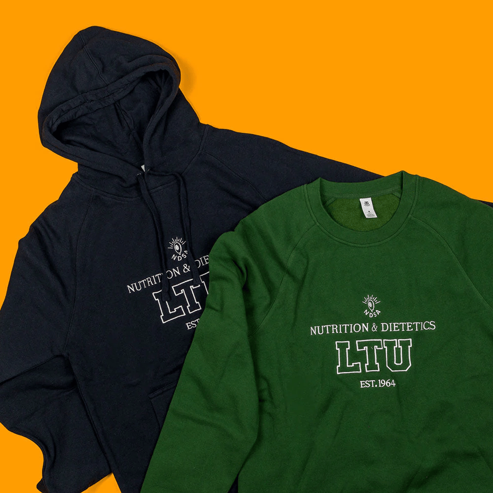 close-up of high-quality embroidery on a sweatshirt cuff - custom logo sweatshirts