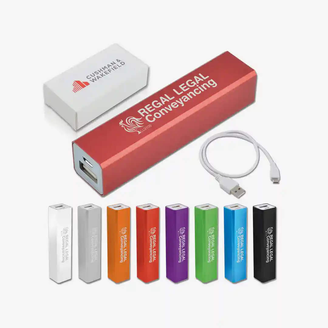Custom branded hoodies and high-capacity power banks - best conference promotional items