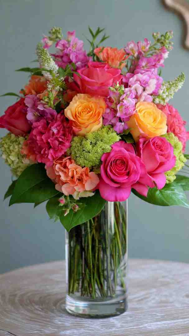 seasonal vase arrangement - gift flowers