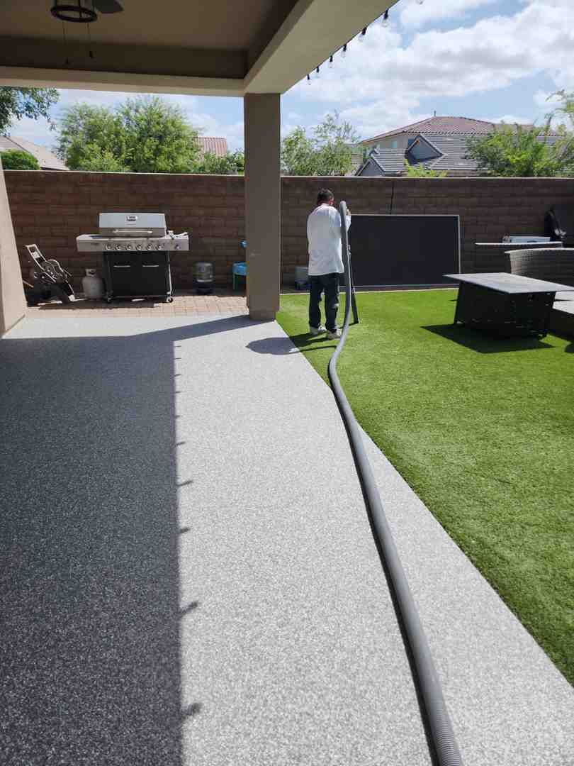 maintenance routine for coated concrete driveway - concrete coatings for driveways