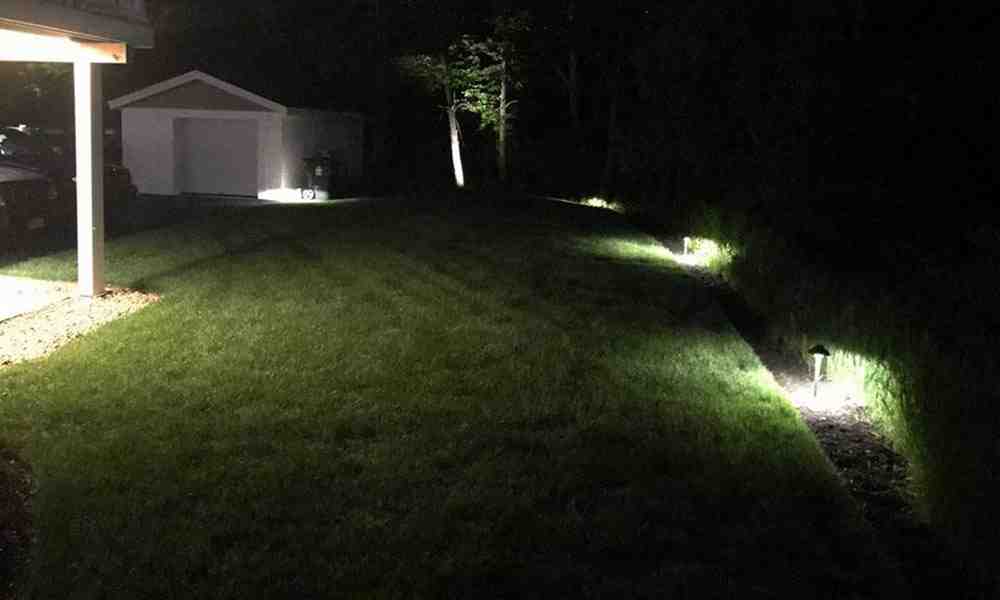 stair lighting - backyard lighting