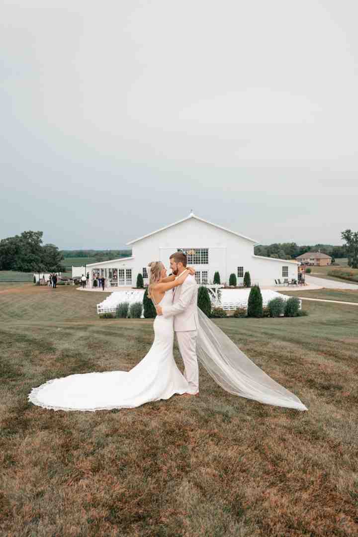 Couple Touring Scenic Wedding Venue with Planner - all inclusive wedding venues ohio