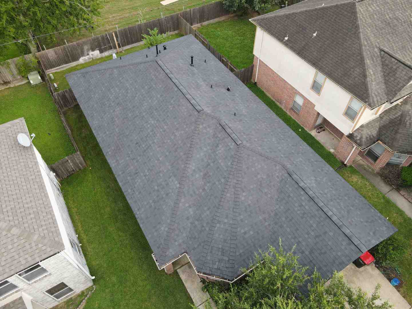 Professional using drone technology for roof inspection - roof inspection and repair