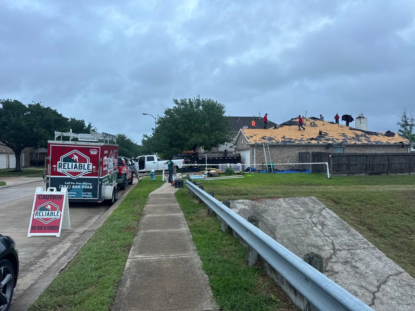 Damaged shingles with granule loss - cypress tx roofing