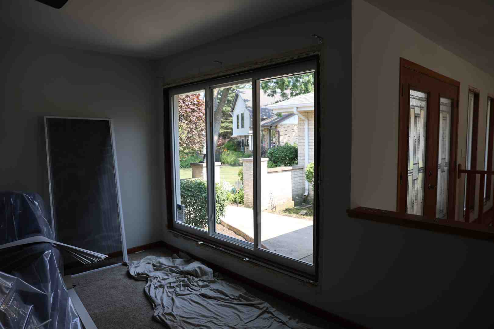 multi-panel sliding glass door system